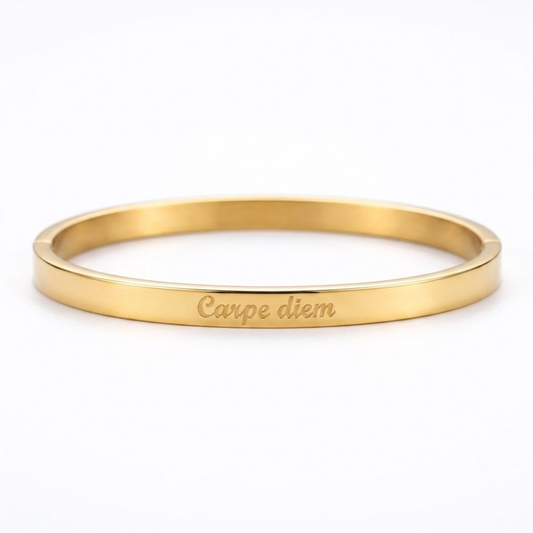 Pulseras con frases de acero inoxidable