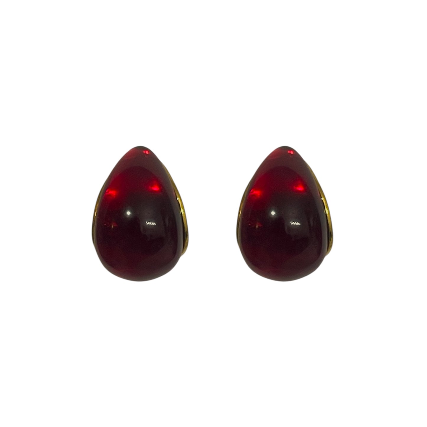 Pendientes Gota Granates