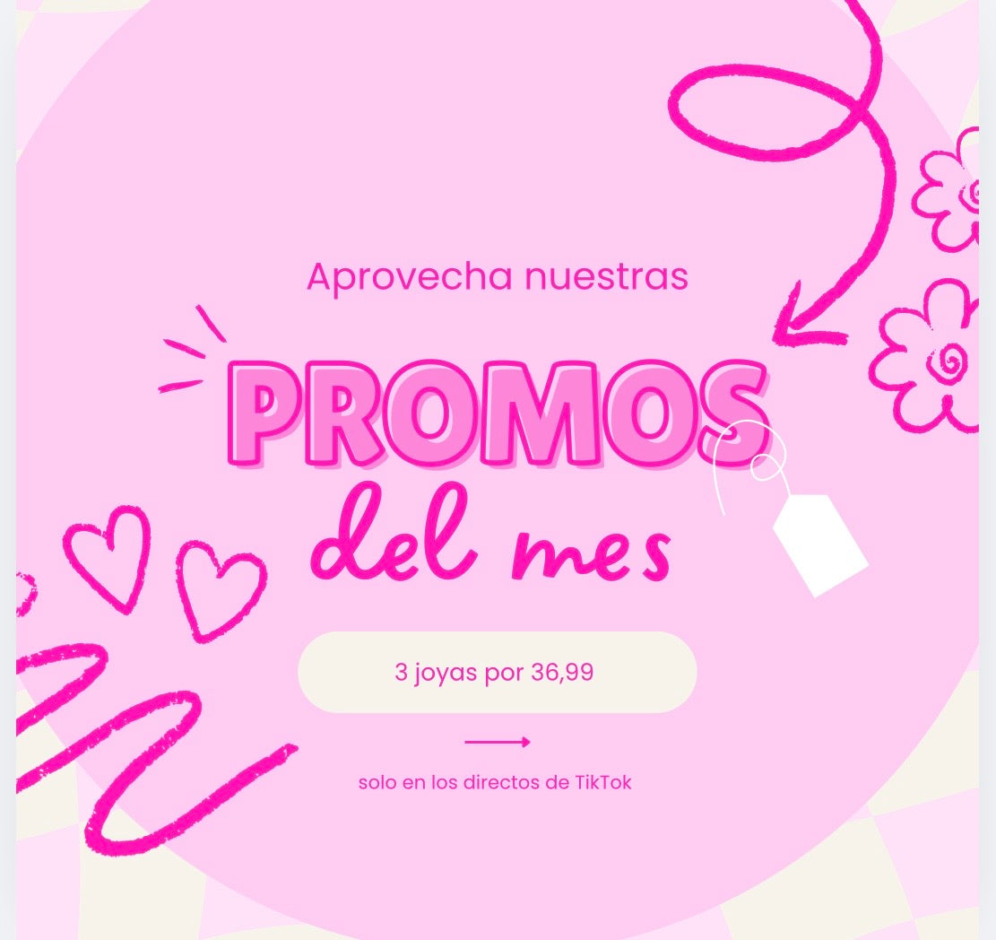 Promoción 3 joyas x 36,99 de acero inoxidable