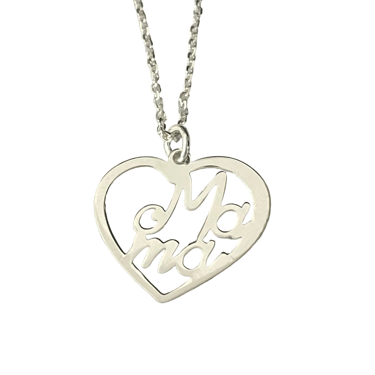 Collar Amor de Mamá plata 925
