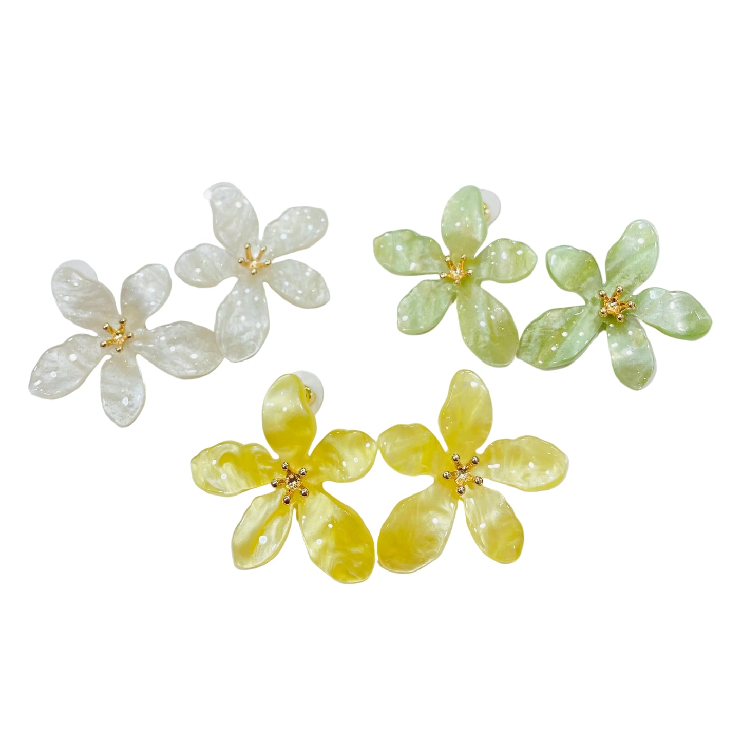 Pendientes Florales anacaradas