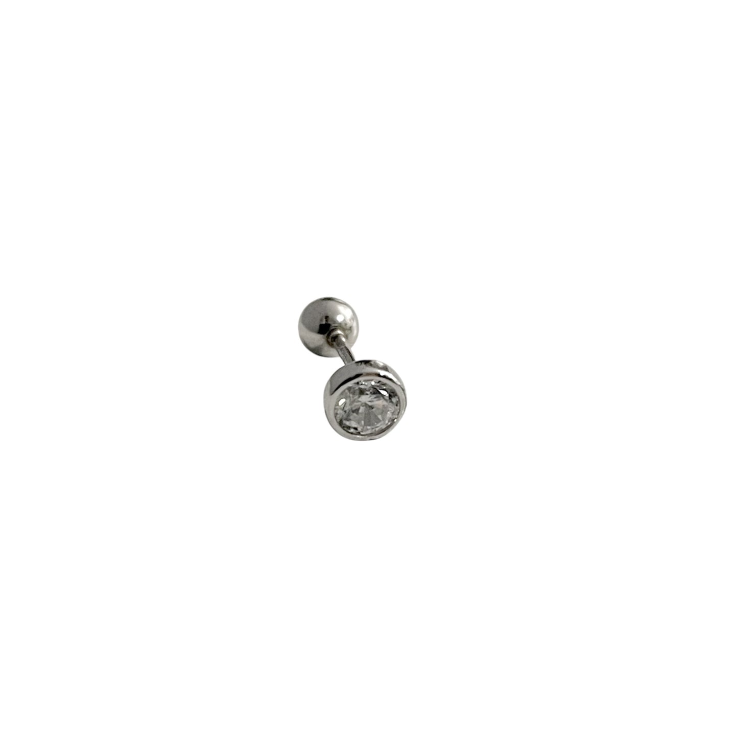 Piercing Punto de Luz Plata de Ley 925