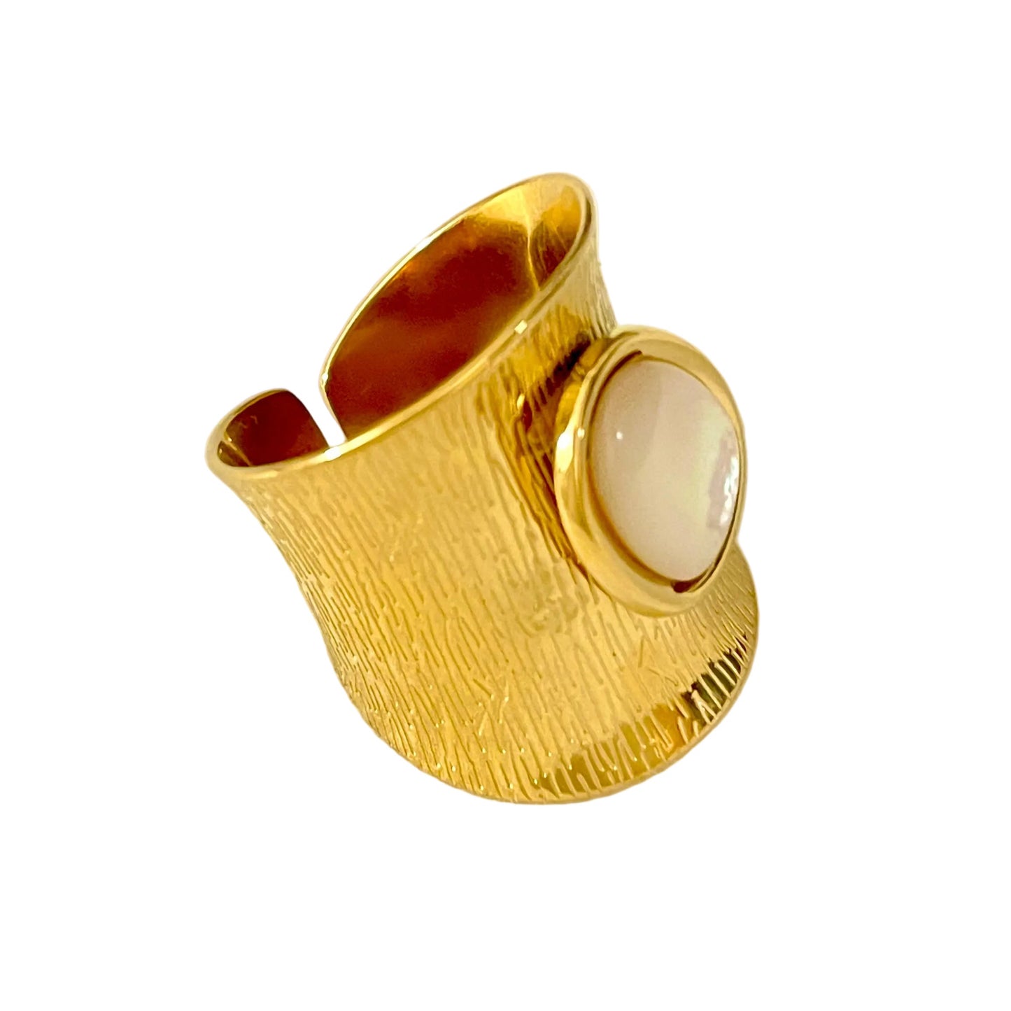 Anillos nacarado de acero inoxidable