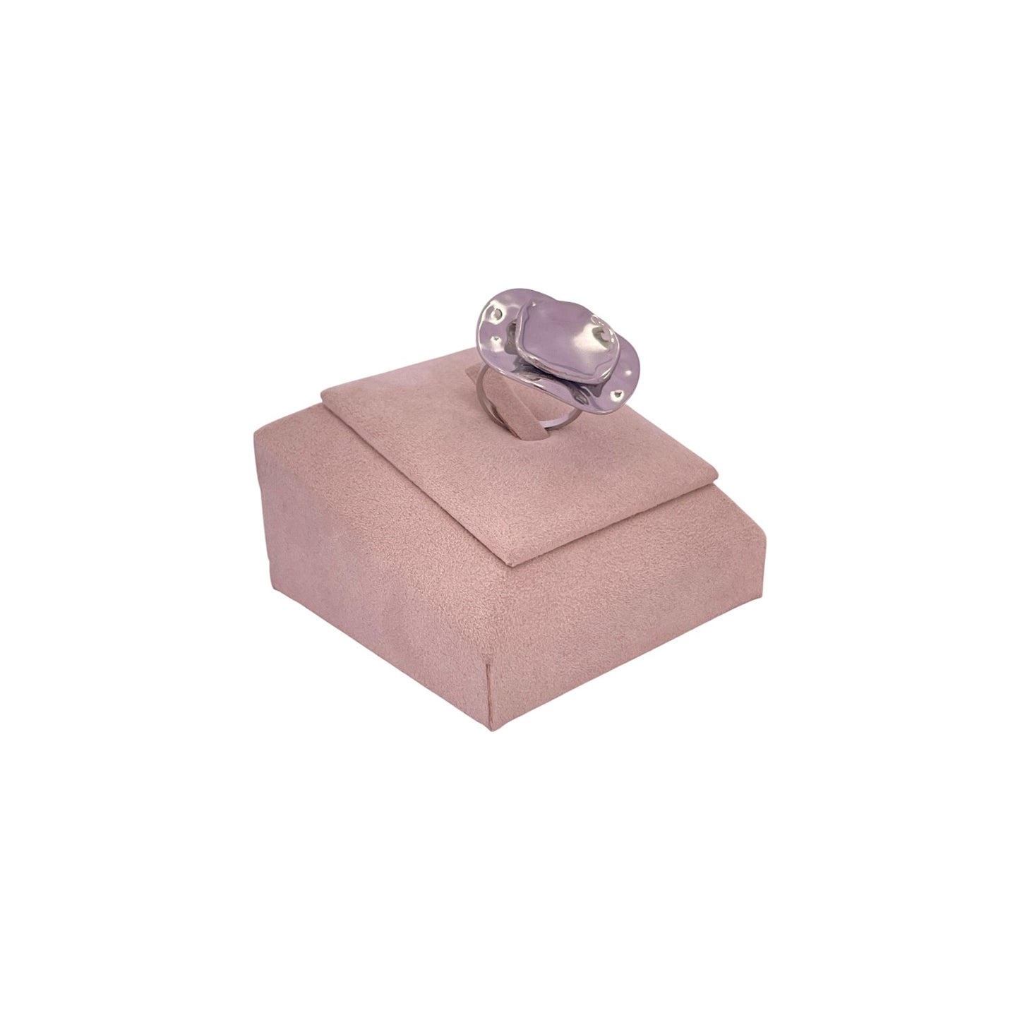 Anillo Halo Plateado