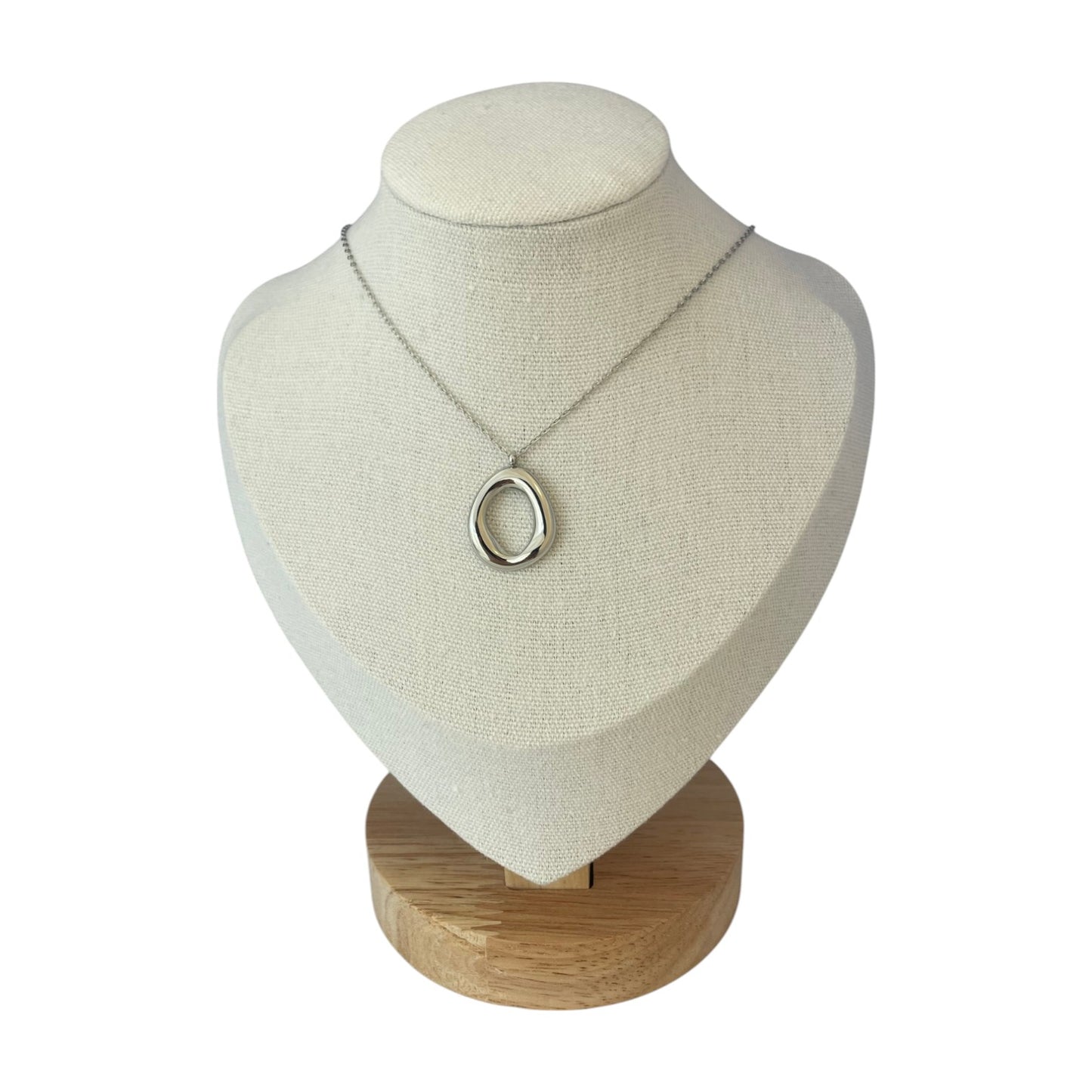 Collar Abstract Plateado