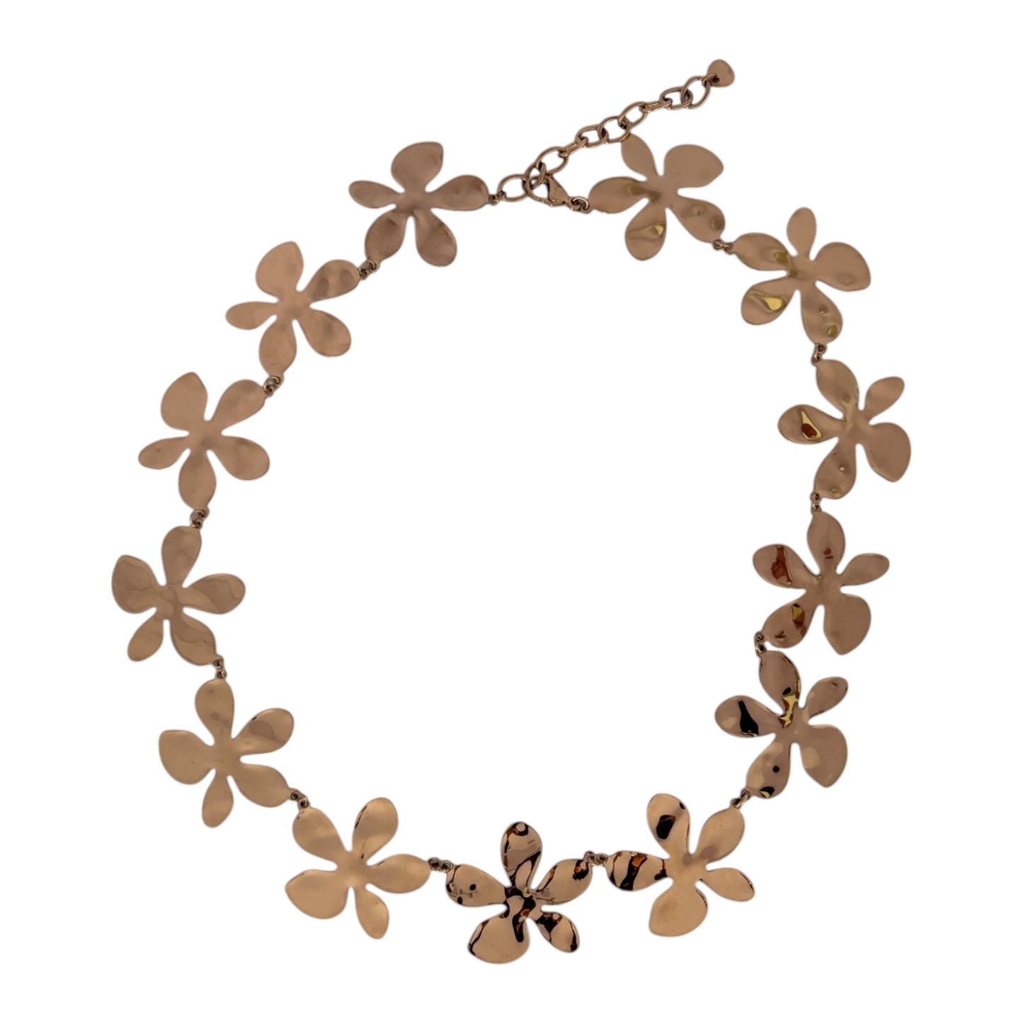 Collar Floral Dorado