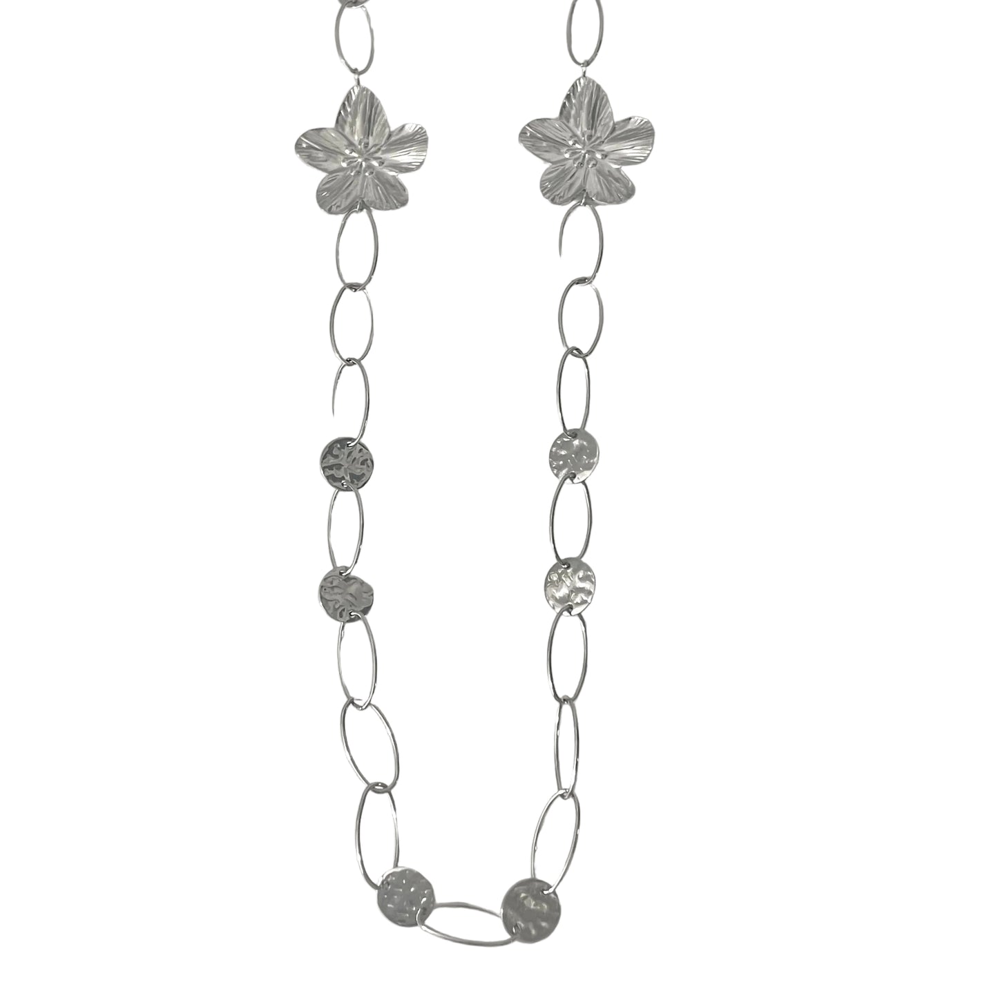 Collar largo flor