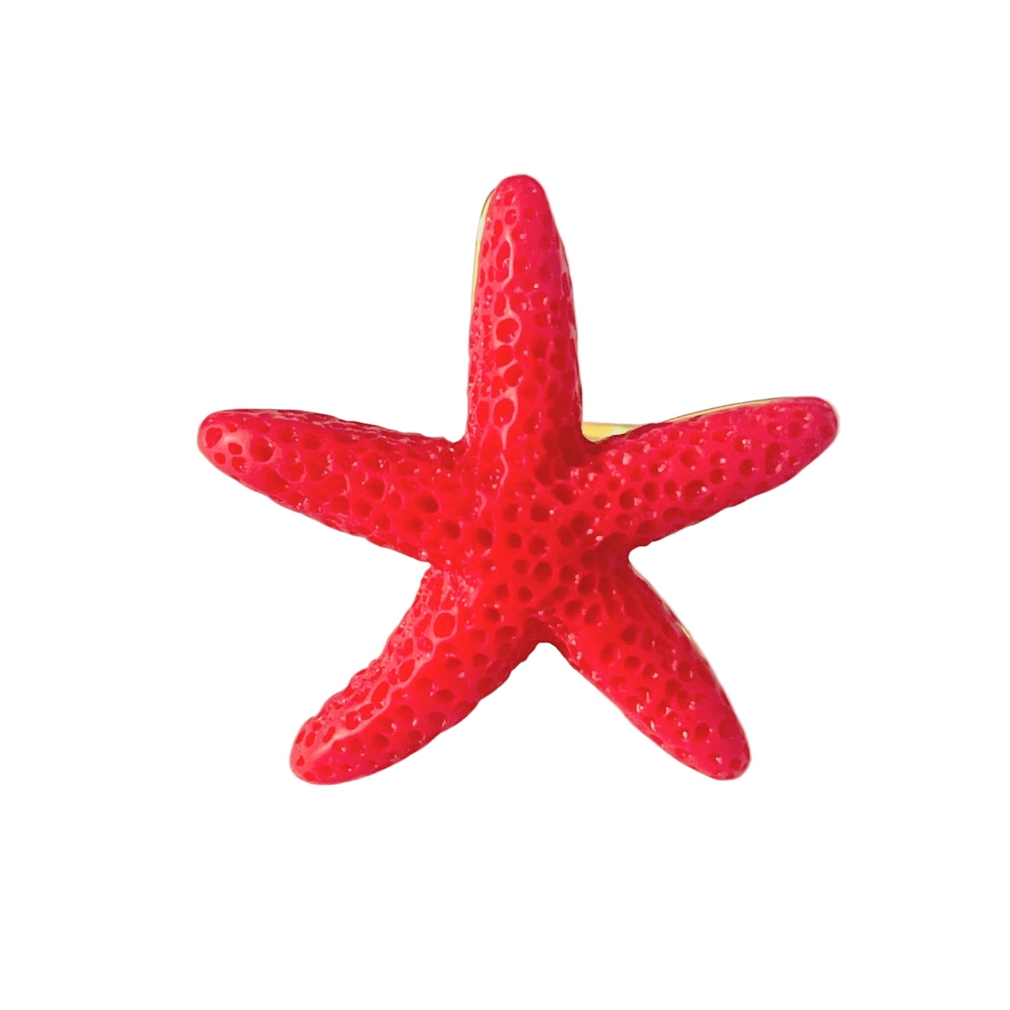Anillos estrella de mar de colores