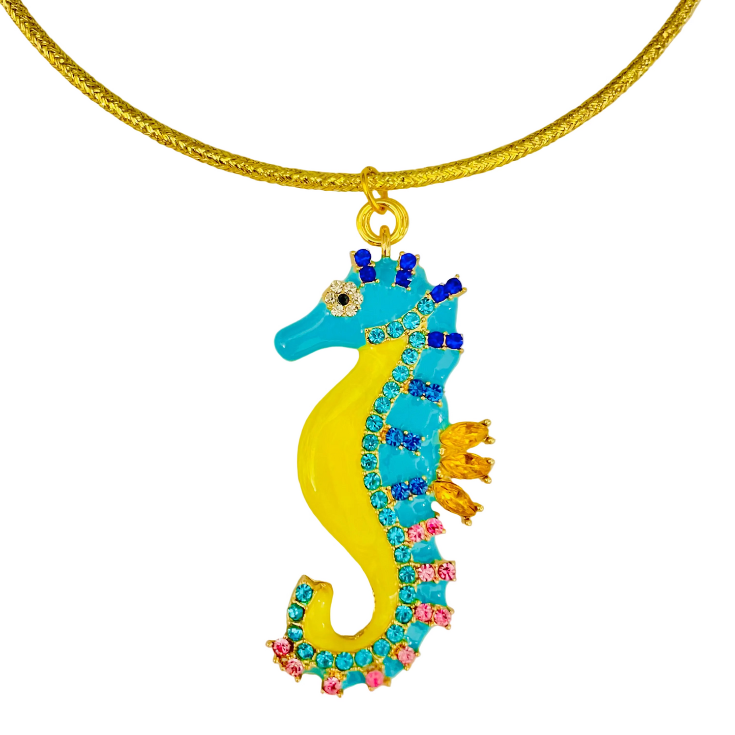 Collar caballito de mar fantasy