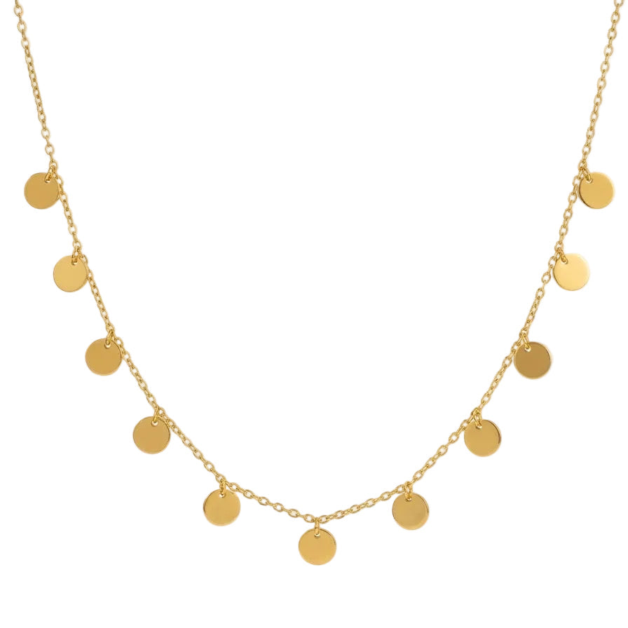 Collar plaquitas Plata de Ley 925