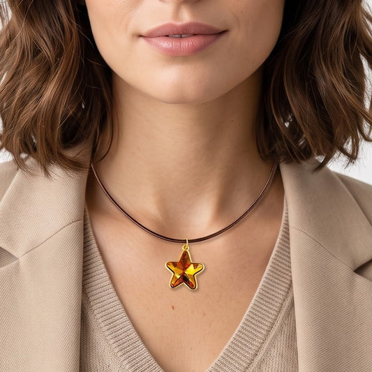 Collares de estrellas de cristal
