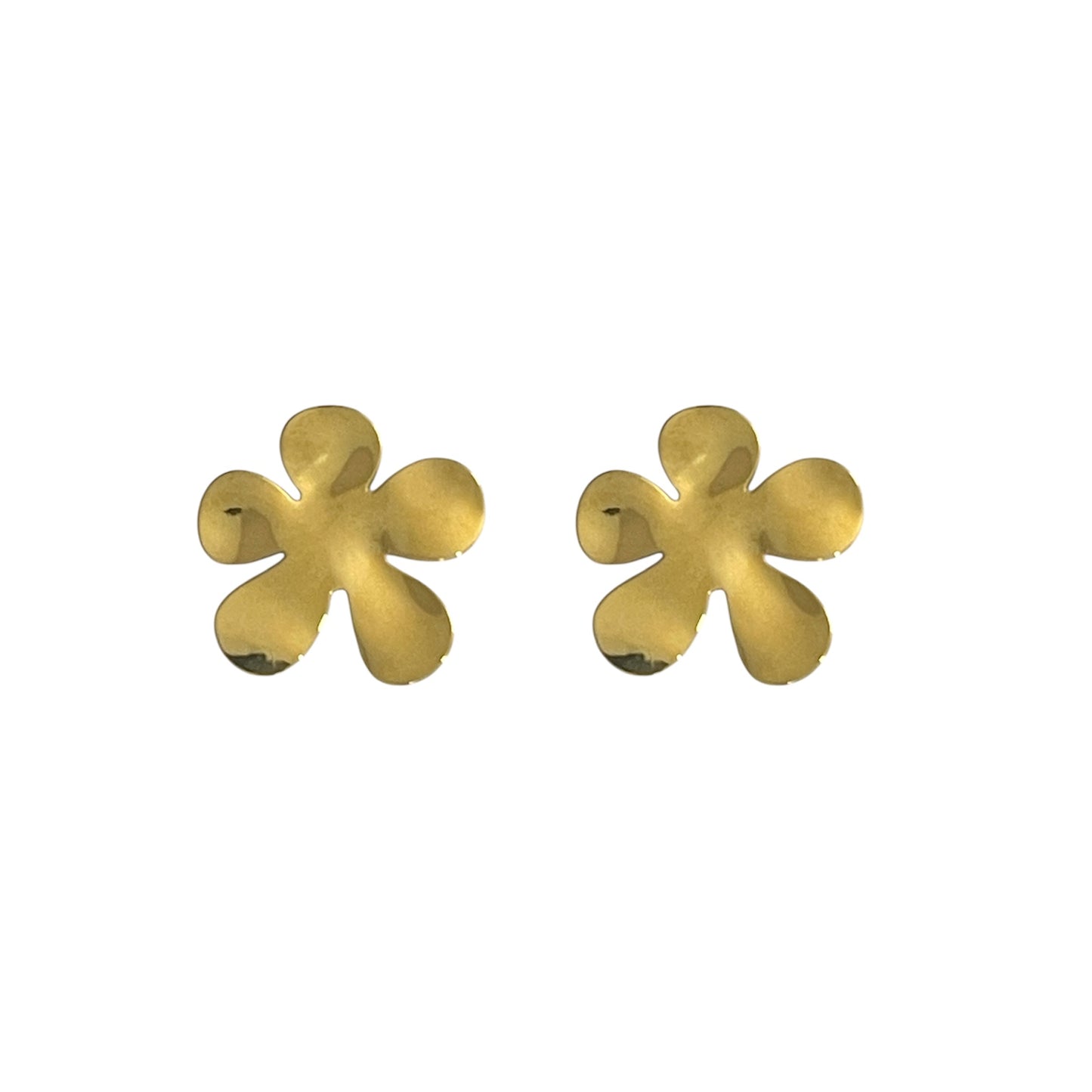 Pendiente Floral Dorado