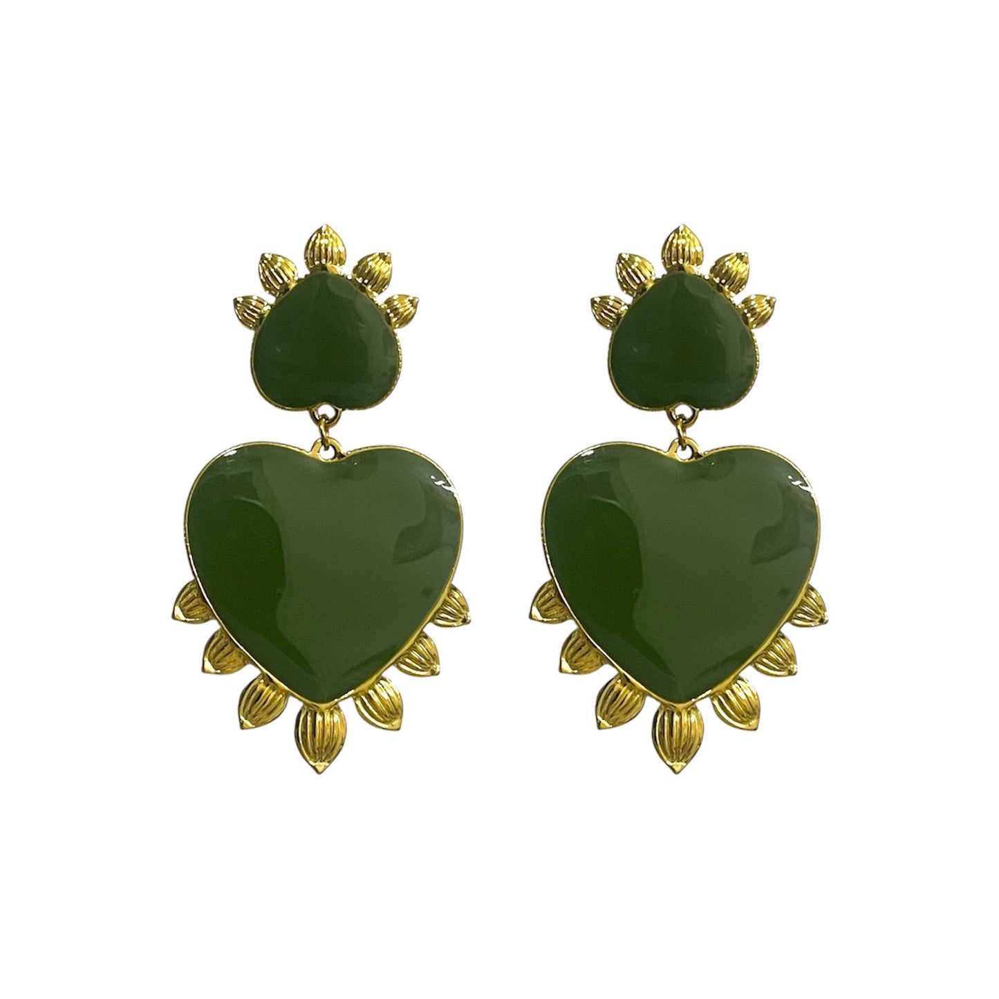 Pendientes Corazón Natura