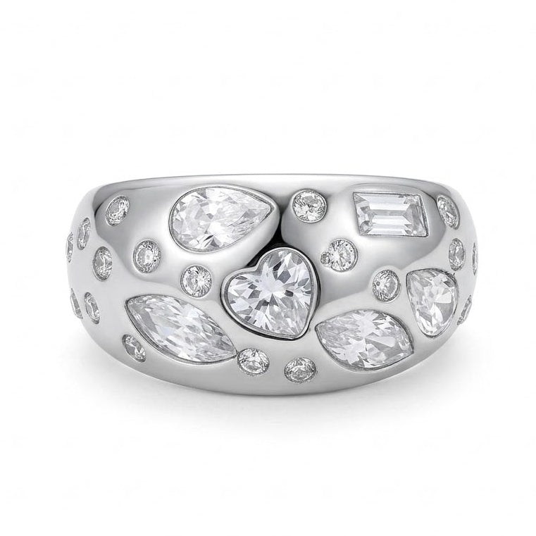 Anillo Medianoche de acero inoxidable