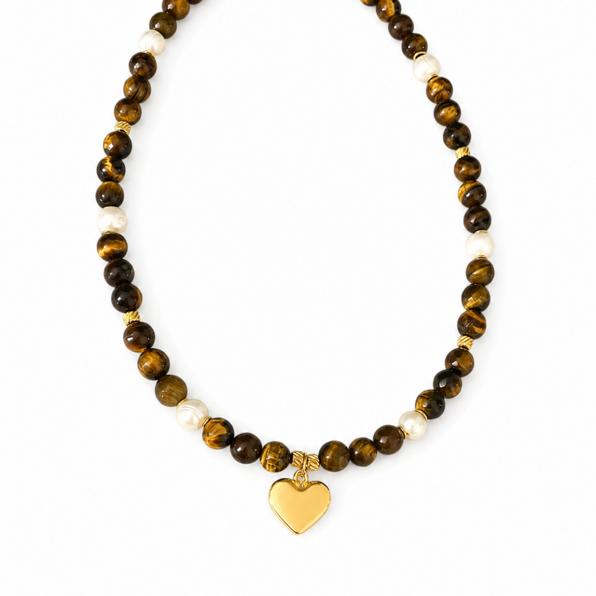 Collar ojo de tigre piedras naturales