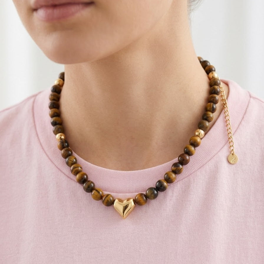 Collar ojo de tigre
