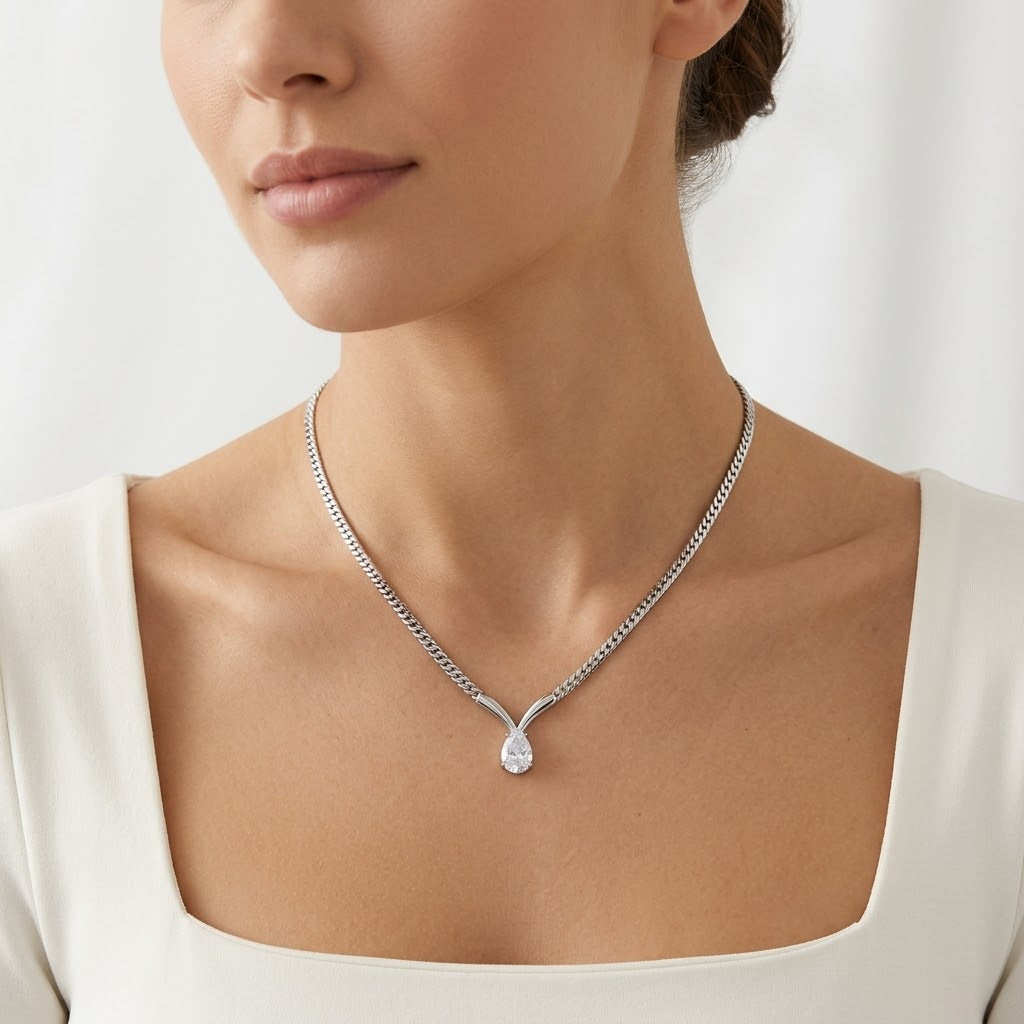 Collar Diana de acero 316