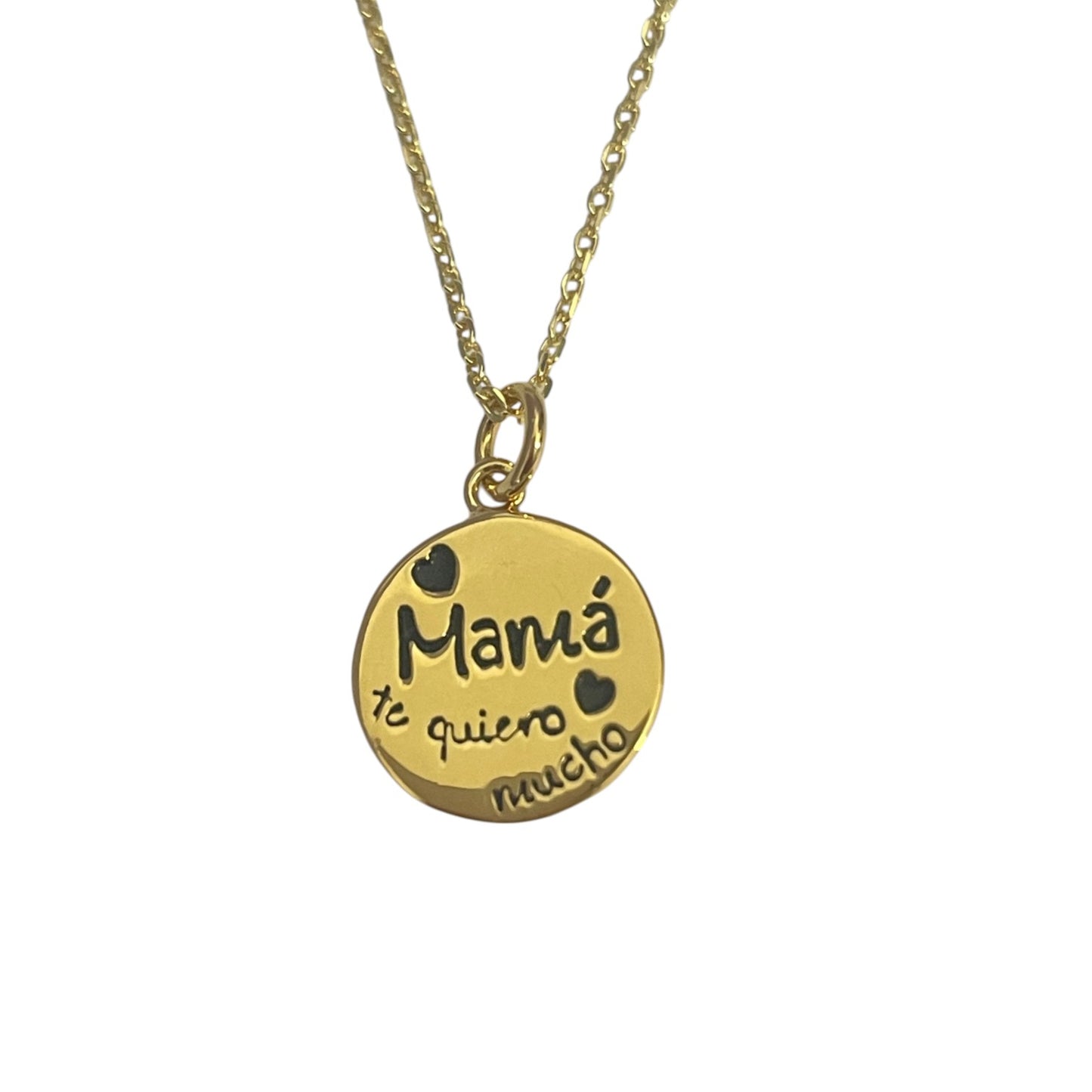 Collar Amour Plata 925 Baño en Oro