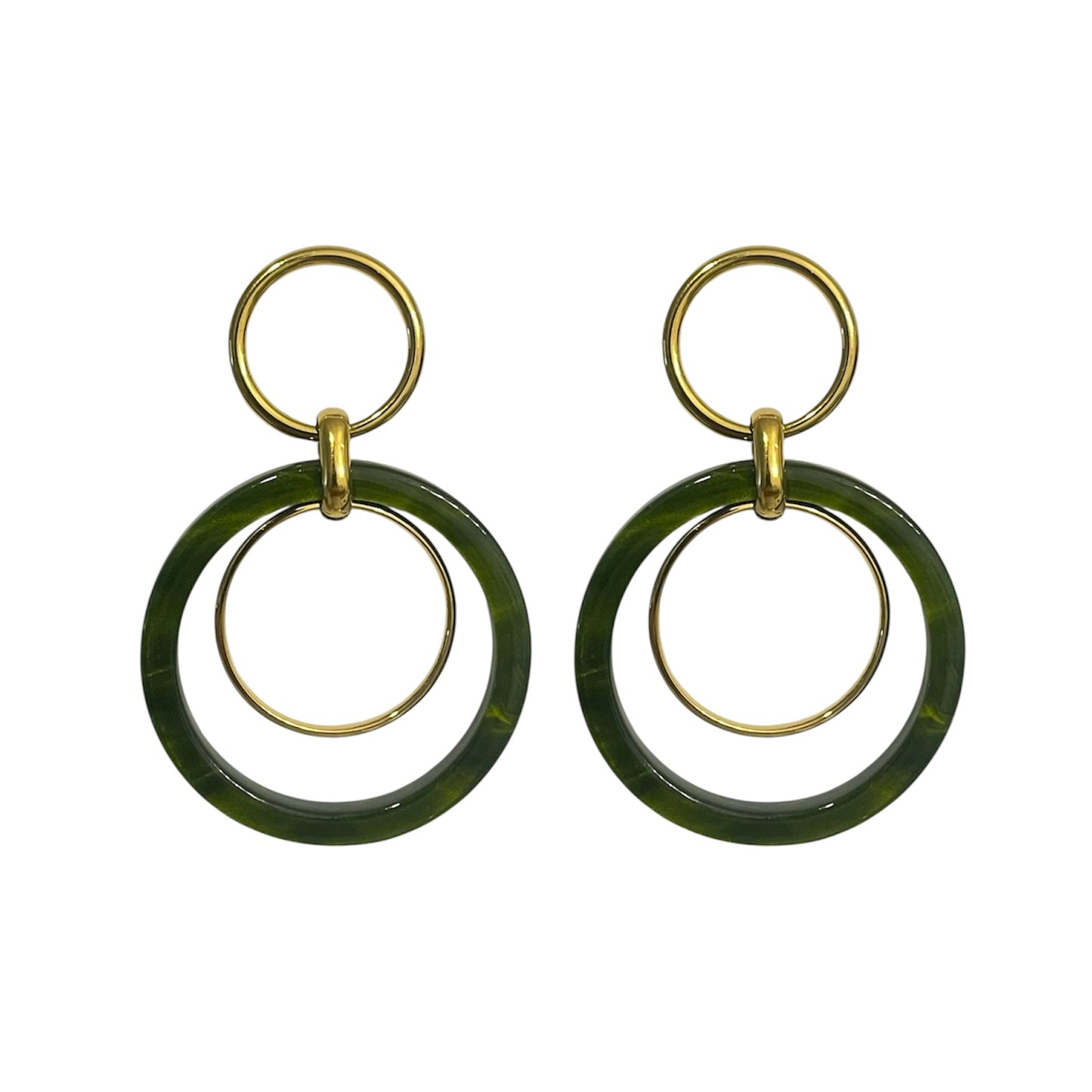 Pendientes Aura Verde