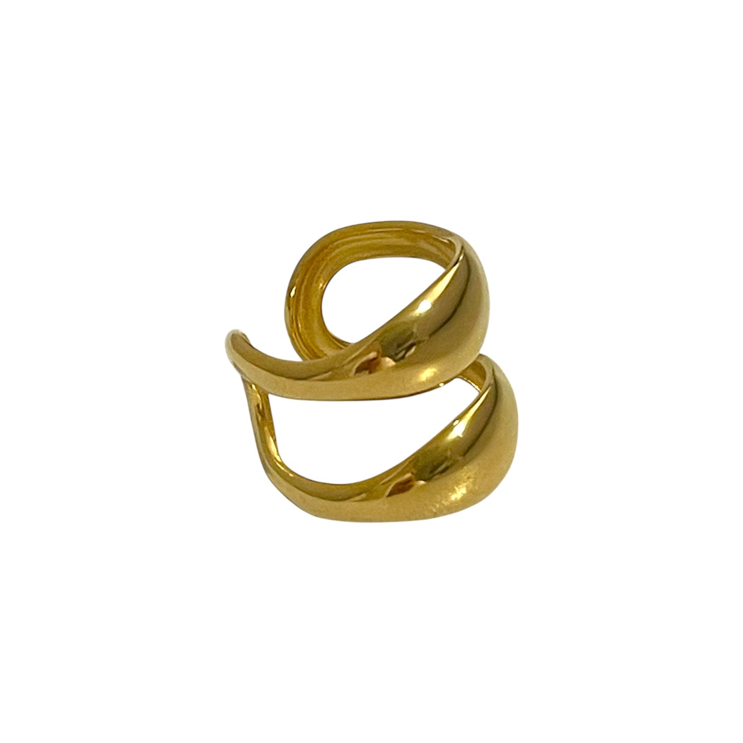 Anillo Burbuja Dorado