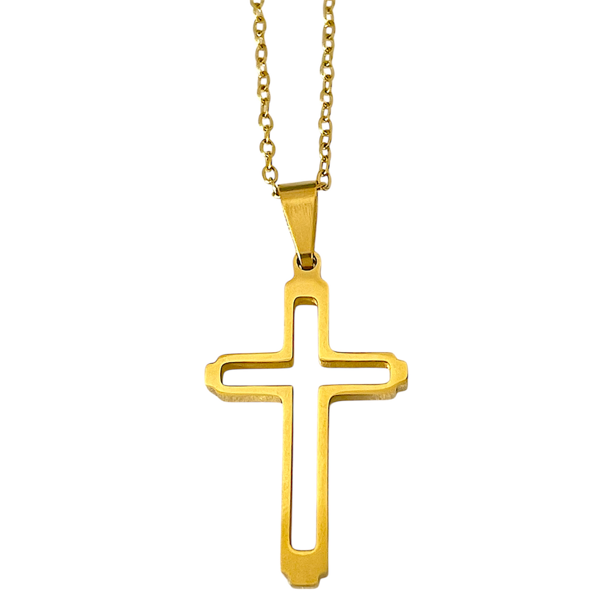 Collar Cruz Básica