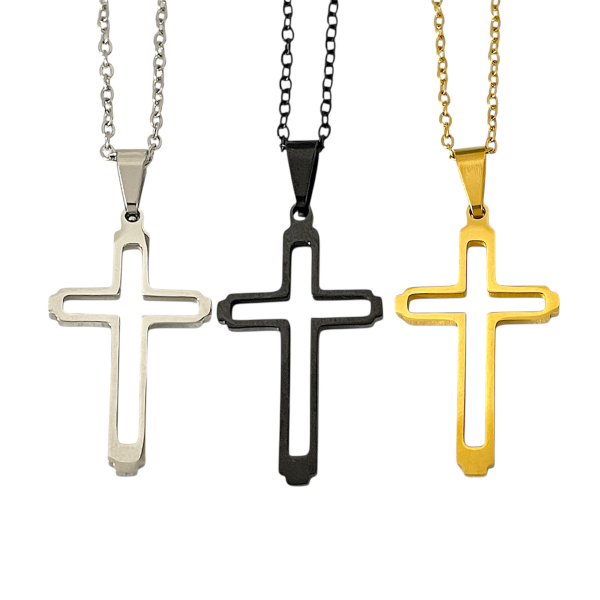 Collar Cruz Básica