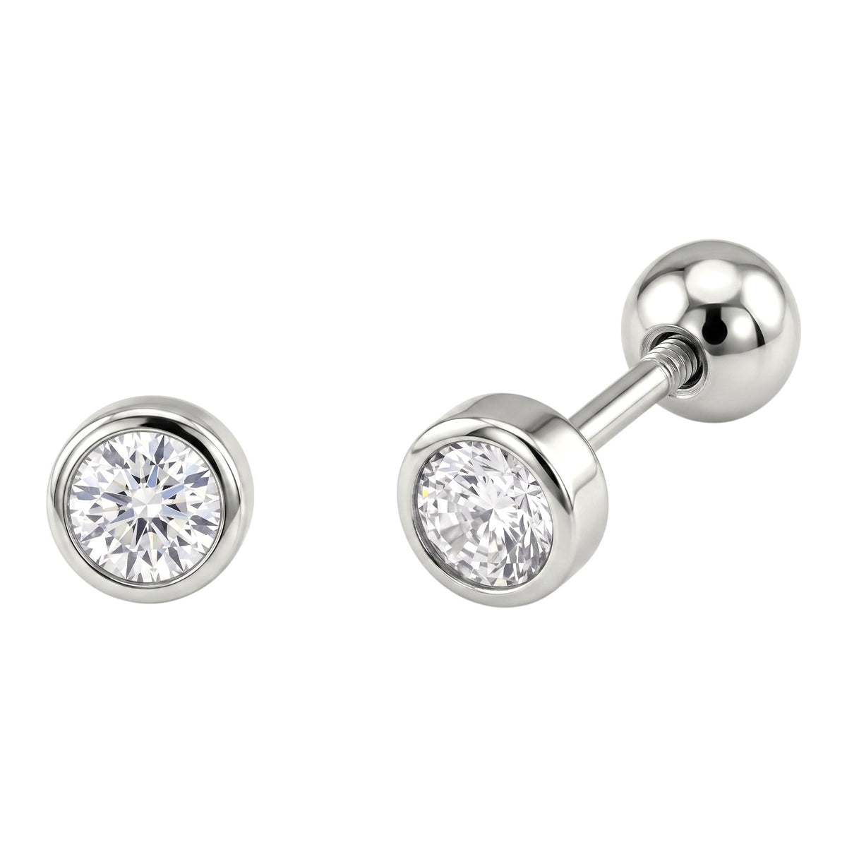 Piercing Punto de Luz Plata de Ley 925