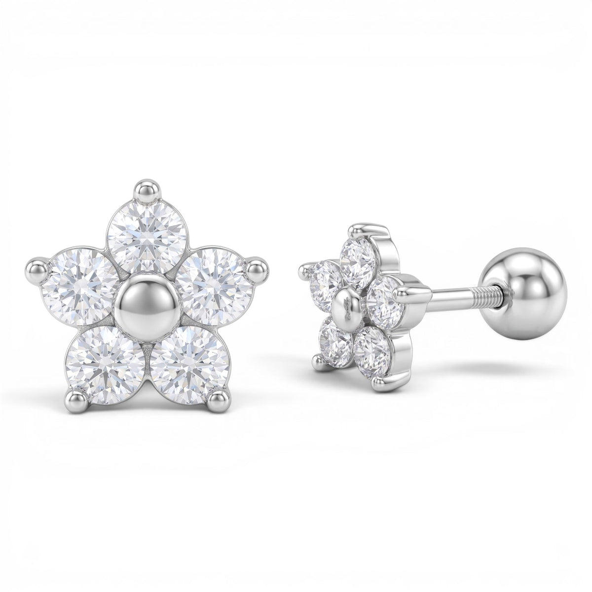Piercing Flowerlight Plata de Ley 925