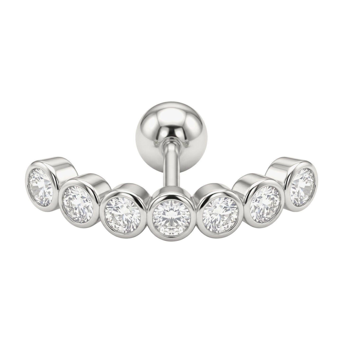 Piercing Ángel Plata de ley 925