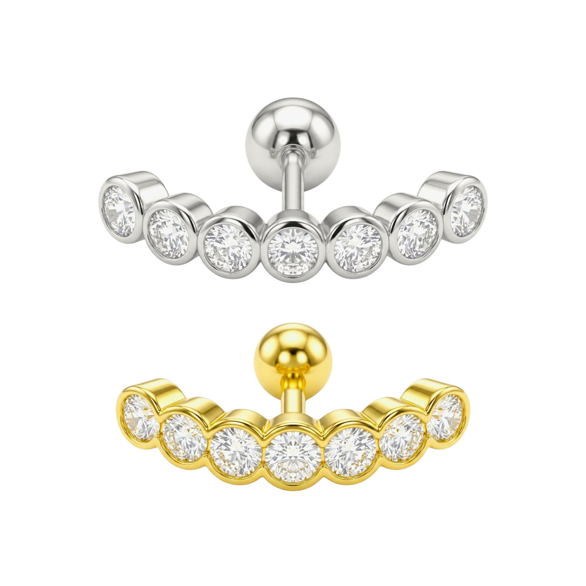 Piercing Ángel Plata de ley 925