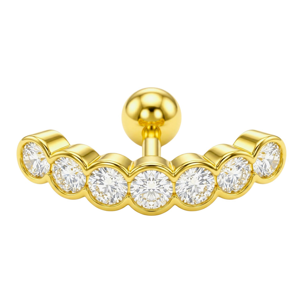 Piercing Ángel Plata de ley 925