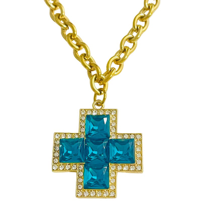 Collar cruz infinita