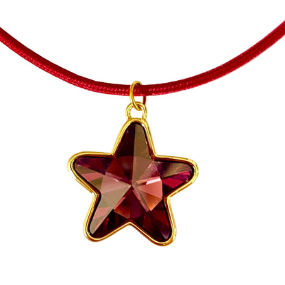 Collares de estrellas de cristal