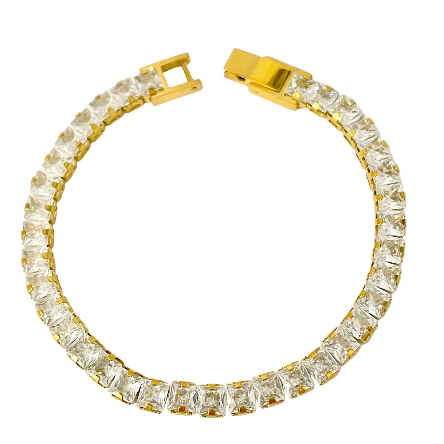 Pulseras tenis baguette