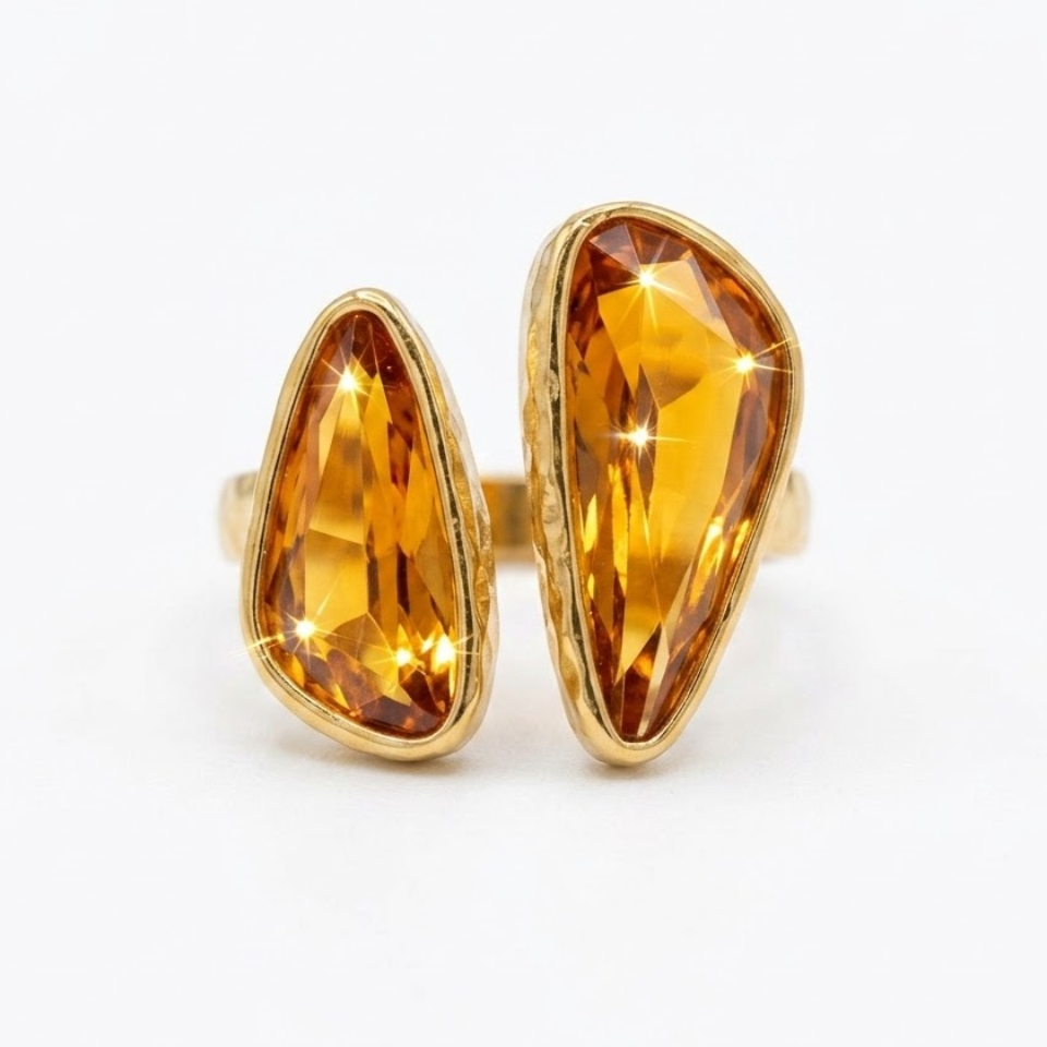 Anillo cúspide de acero inoxidable