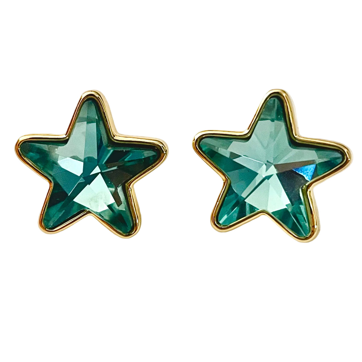 Pendientes estrella de cristal