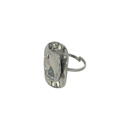 Anillo Halo Plateado
