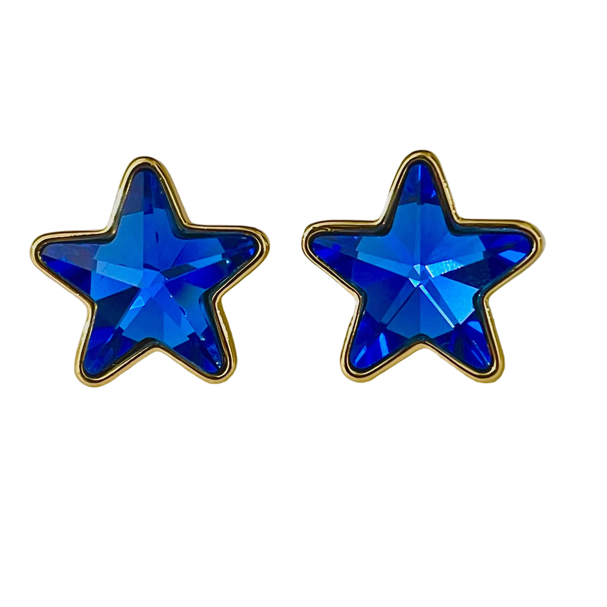 Pendientes estrella de cristal
