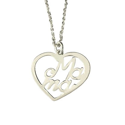 Collar Amor de Mamá plata 925