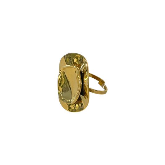 Anillo Halo Dorado