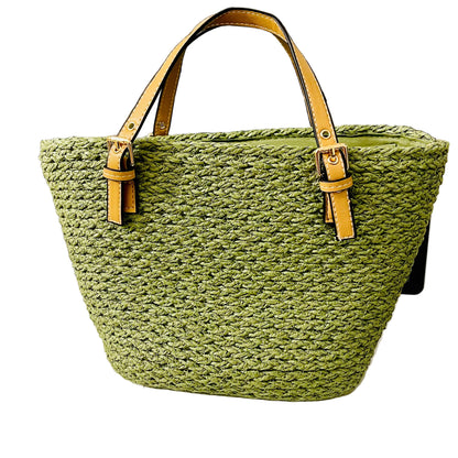 Bolso  de rafia mediano