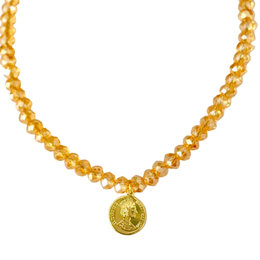 Collar luz de cristal