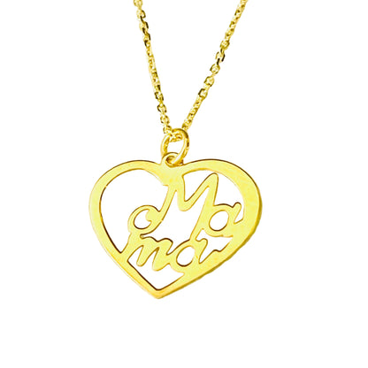 Collar Amor de Mamá plata 925