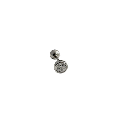 Piercing Punto de Luz Plata de Ley 925