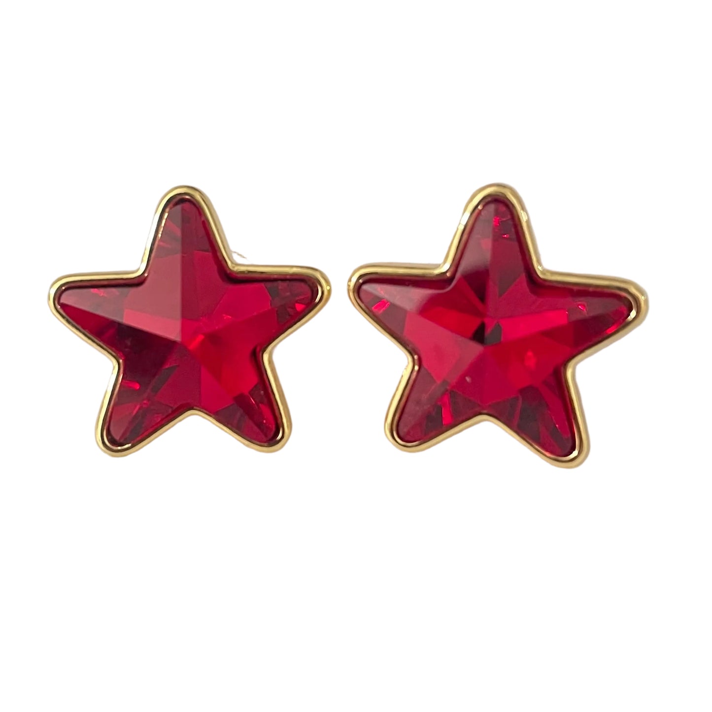 Pendientes estrella de cristal