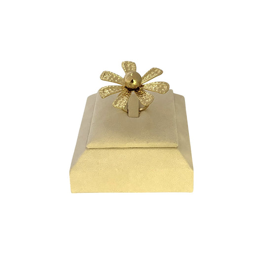 Anillo Floral Dorado