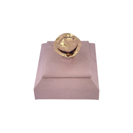 Anillo Halo Dorado