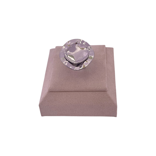 Anillo Halo Plateado