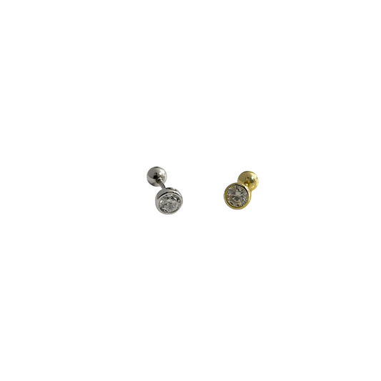 Piercing Punto de Luz Plata de Ley 925