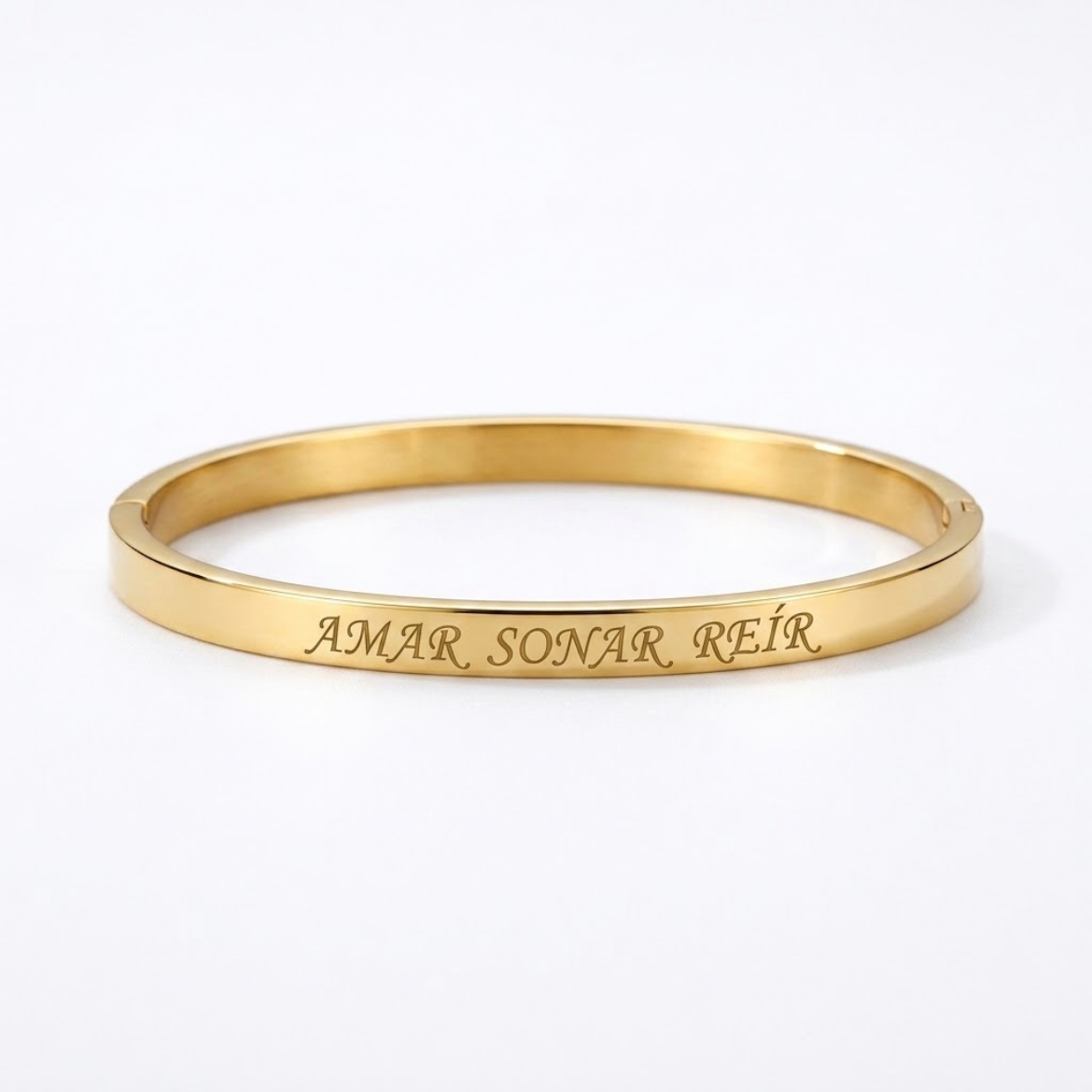 Pulseras con frases de acero inoxidable